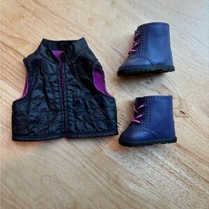 American Girl Retired Street Chic Vest and Boots